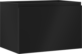 Mexen Orio vonios spintelė po praustuvu 70 cm, 1 stalčius, juoda matinė - 91A10-07047-1-BF71