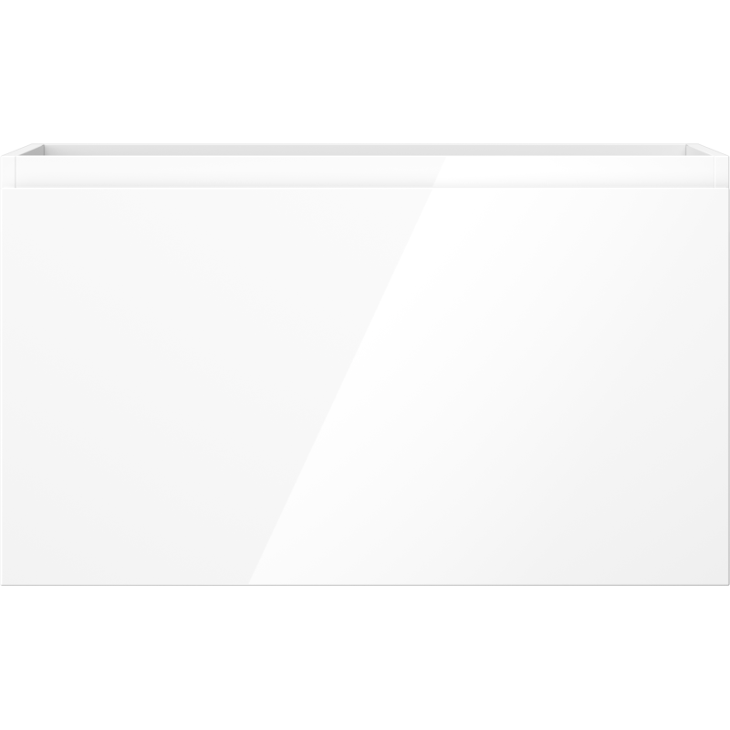 Mexen Orio vonios spintelė po praustuvu 80 cm, 1 stalčius, blizgus baltas - 91A10-08047-1-BF00