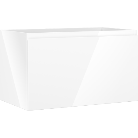 Mexen Orio vonios spintelė po praustuvu 80 cm, 1 stalčius, blizgus baltas - 91A10-08047-1-BF00