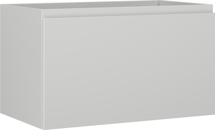 Mexen Orio vonios kambario spintelė po kriaukle 80 cm, 1 stalčius, pilka matinė - 91A10-08047-1-BF62