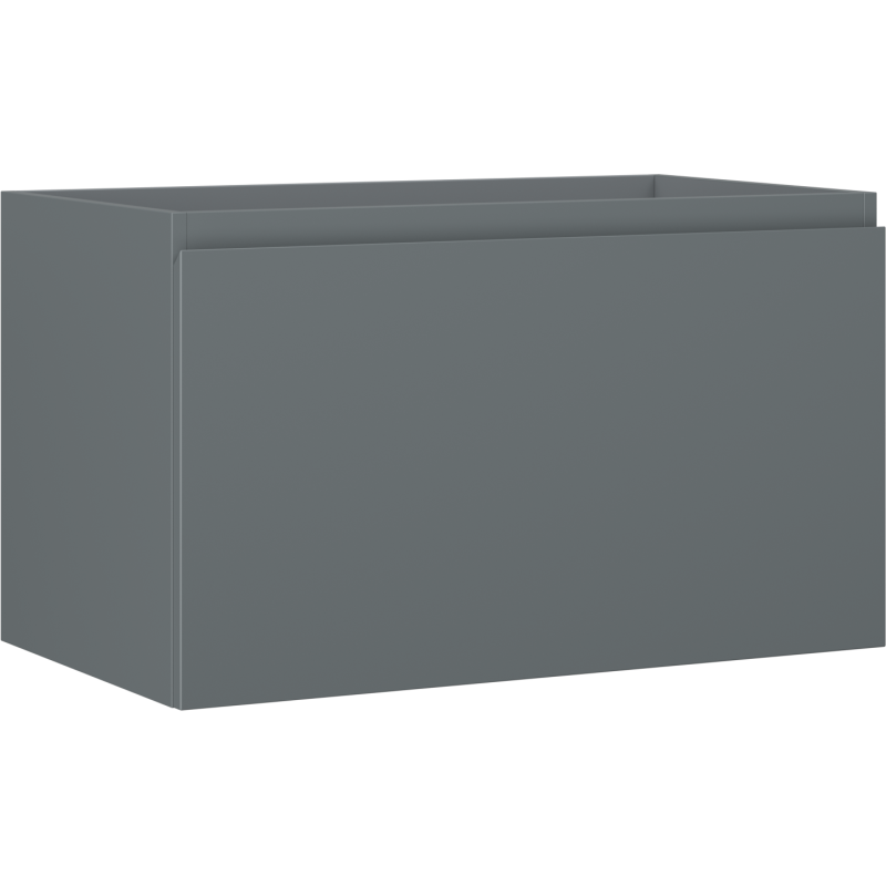 Mexen Orio vonios spintelė po praustuvu 80 cm, 1 stalčius, matinė grafito - 91A10-08047-1-BF66