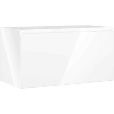 Mexen Orio vonios spintelė po kriaukle 90 cm, 1 stalčius, balta blizgi - 91A10-09047-1-BF00