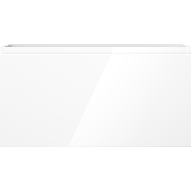 Mexen Orio vonios spintelė po kriaukle 90 cm, 1 stalčius, balta blizgi - 91A10-09047-1-BF00