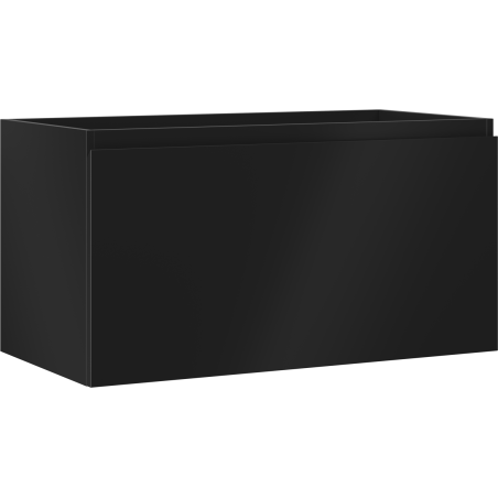 Mexen Orio vonios spintelė po kriaukle 90 cm, 1 stalčius, juoda matinė - 91A10-09047-1-BF71
