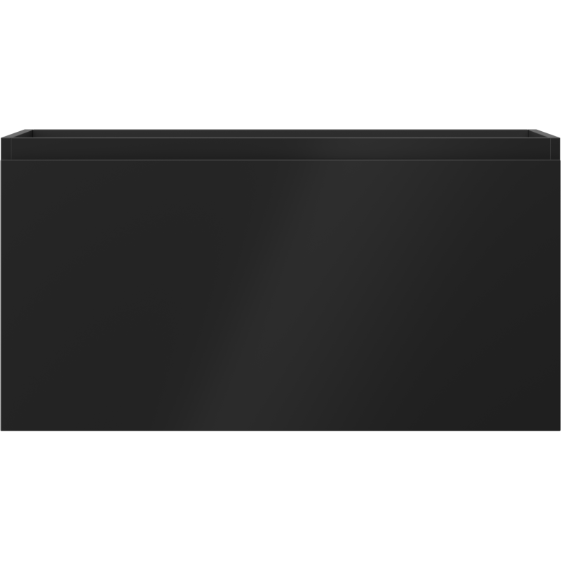 Mexen Orio vonios spintelė po kriaukle 90 cm, 1 stalčius, juoda matinė - 91A10-09047-1-BF71