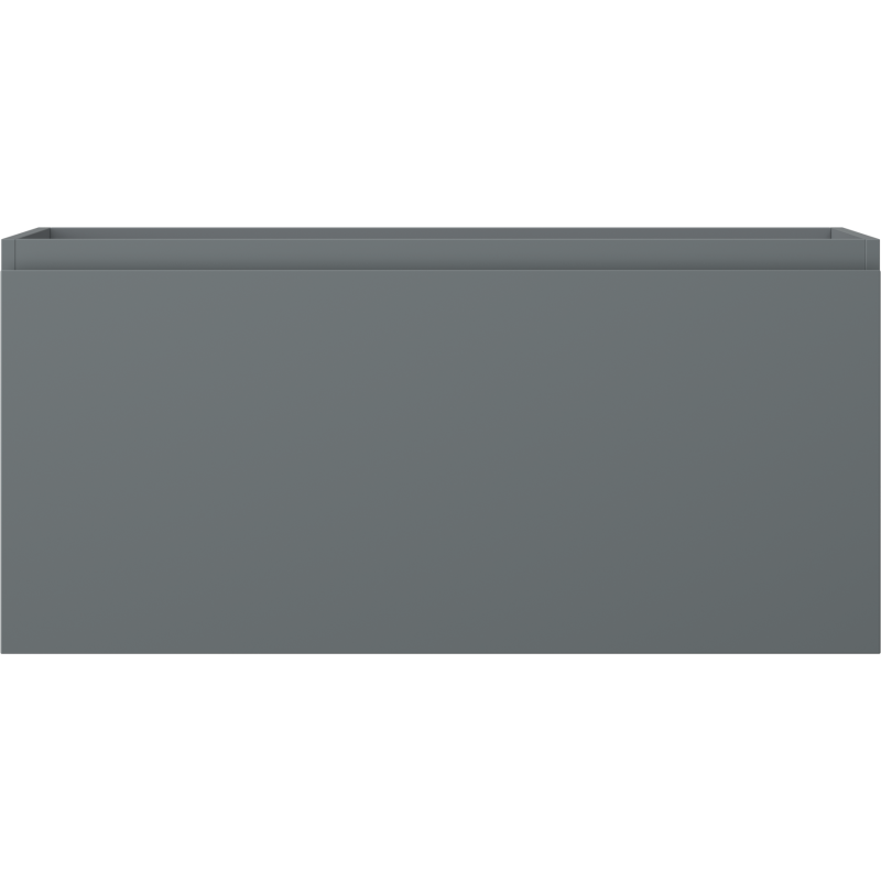 Mexen Orio vonios kambario spintelė po praustuvu 100 cm, 1 stalčius, matinė grafito spalva - 91A10-10047-1-BF66