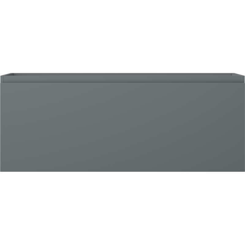 Mexen Orio vonios kambario spintelė po praustuvu 120 cm, 1 stalčius, grafitas matinis - 91A10-12047-1-BF66