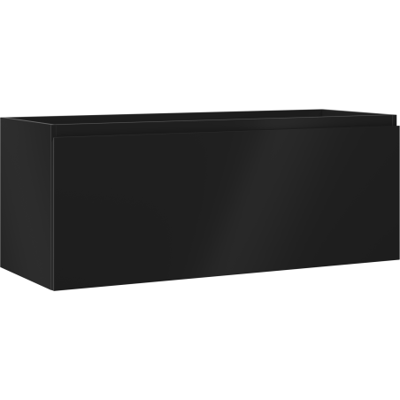 Mexen Orio vonios kambario spintelė po praustuvu 120 cm, 1 stalčius, juoda matinė - 91A10-12047-1-BF71