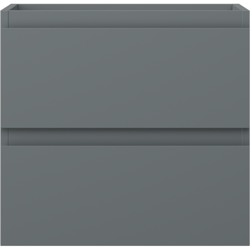 Mexen Orio vonios kambario spintelė po praustuvu 50 cm, 2 stalčiai, matinė grafito - 91A10-05047-2-BFF66