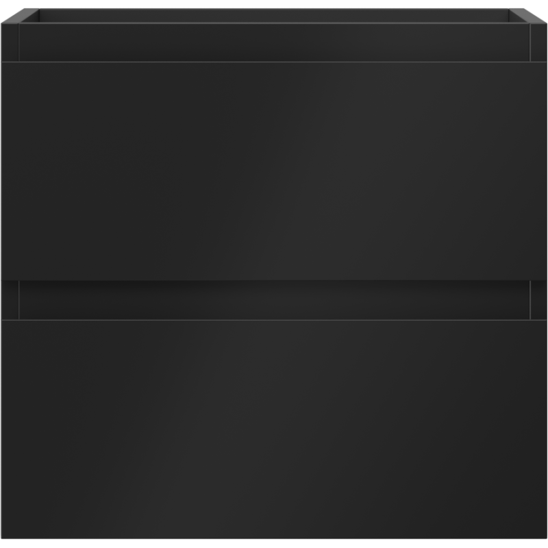 Mexen Orio vonios spintelė po praustuvu 50 cm, 2 stalčiai, juodos matinės spalvos - 91A10-05047-2-BFF71