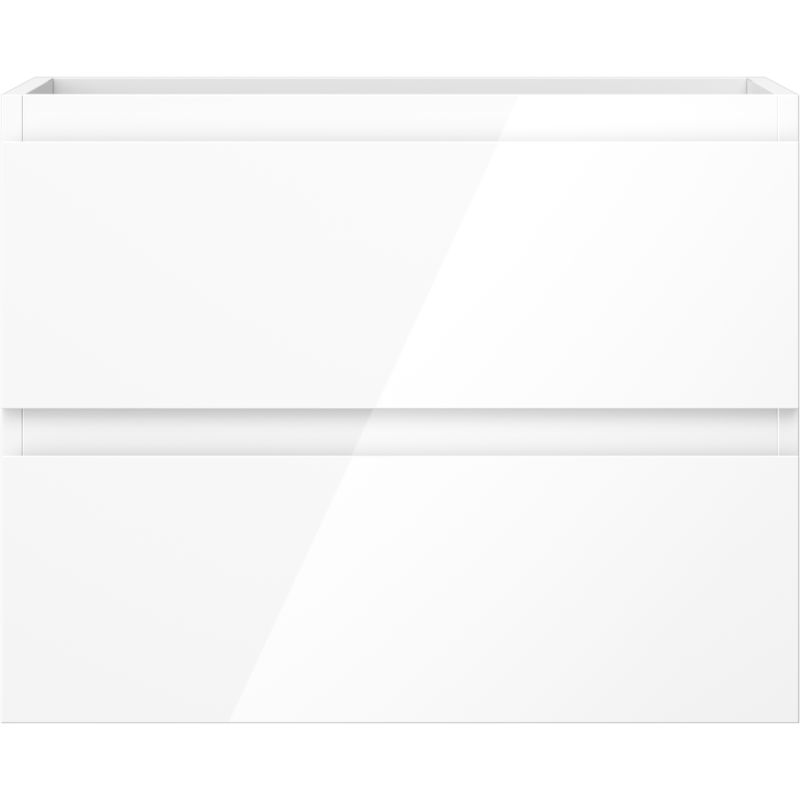 Mexen Orio vonios spintelė po praustuvu 60 cm, 2 stalčiai, balta blizgi - 91A10-06047-2-BFF00