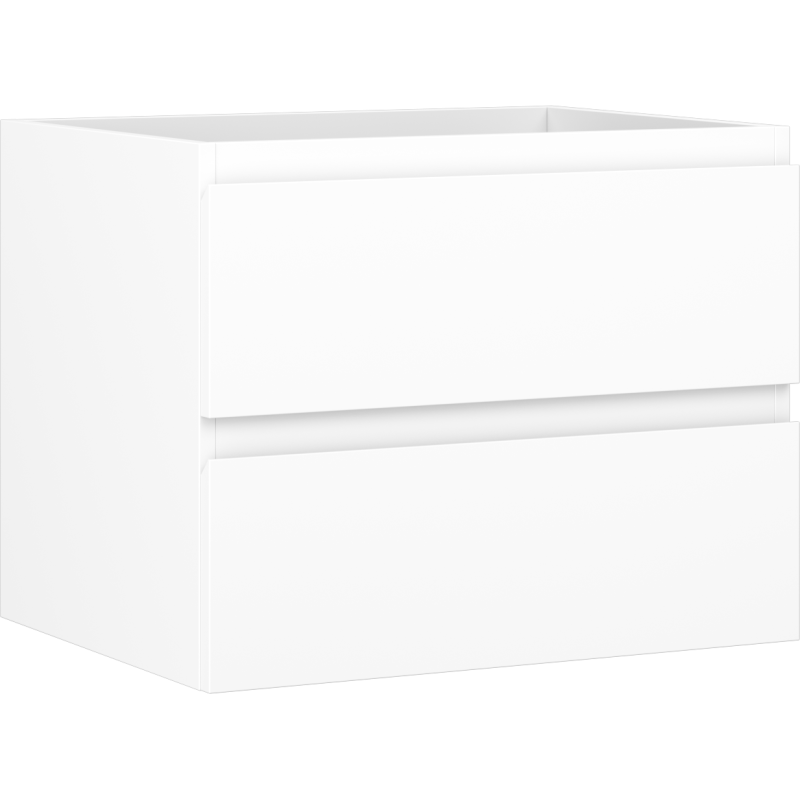 Mexen Orio vonios kambario spintelė po praustuvu 60 cm, 2 stalčiai, balta matinė - 91A10-06047-2-BFF01