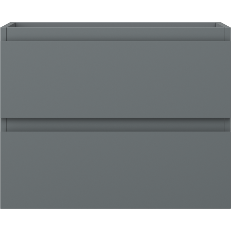 Mexen Orio vonios kambario spintelė po praustuvu 60 cm, 2 stalčiai, matinė grafito spalva - 91A10-06047-2-BFF66