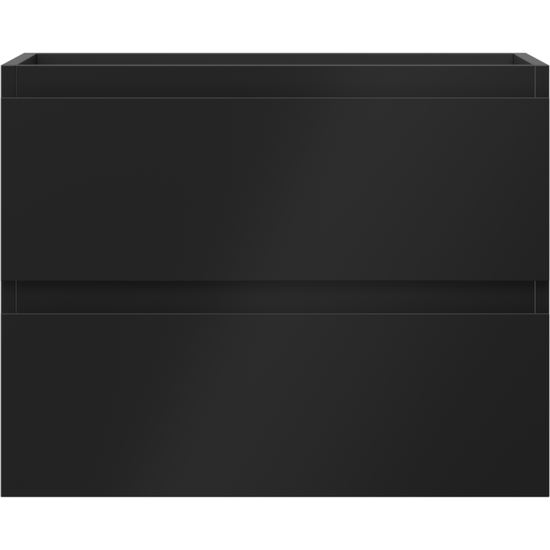 Mexen Orio vonios kambario spintelė po praustuvu 60 cm, 2 stalčiai, juoda mat - 91A10-06047-2-BFF71