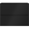 Mexen Orio vonios kambario spintelė po praustuvu 60 cm, 2 stalčiai, juoda mat - 91A10-06047-2-BFF71