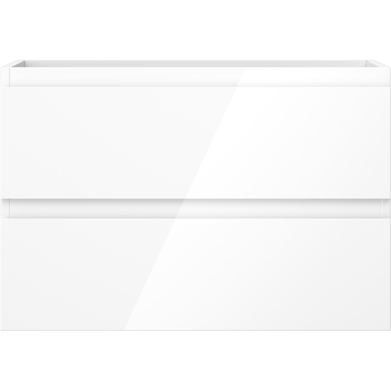Mexen Orio vonios kambario spintelė po kriaukle 70 cm, 2 stalčiai, blizgi balta - 91A10-07047-2-BFF00