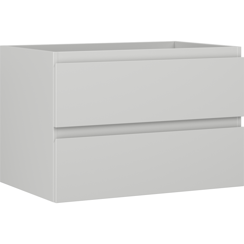 Mexen Orio vonios spintele po praustuvu 70 cm, 2 stalčiai, pilka matinė - 91A10-07047-2-BFF62