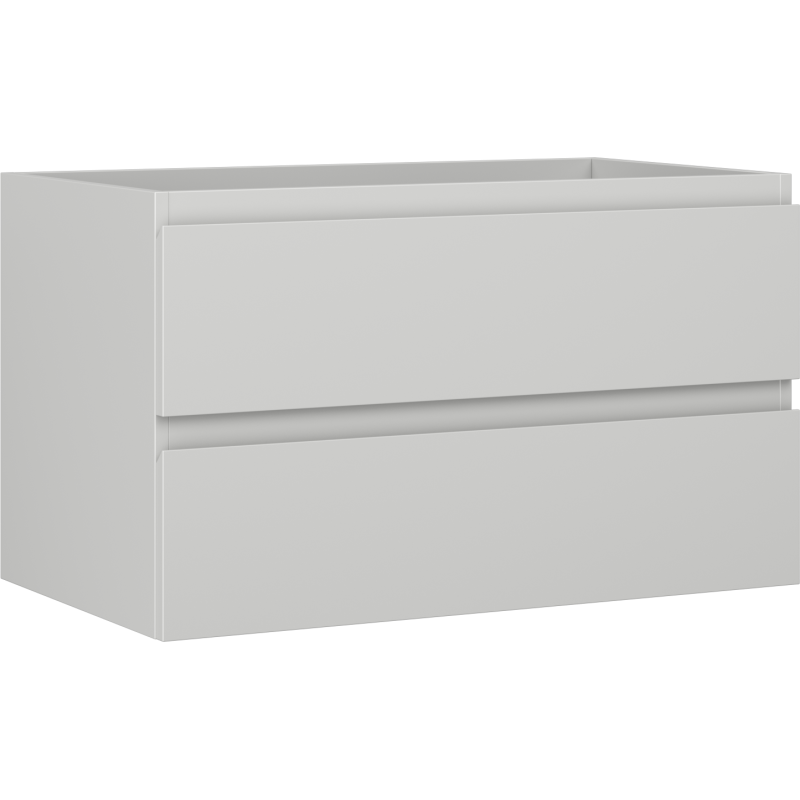 Mexen Orio vonios spintelė po praustuvu 80 cm, 2 stalčiai, pilka matinė - 91A10-08047-2-BFF62