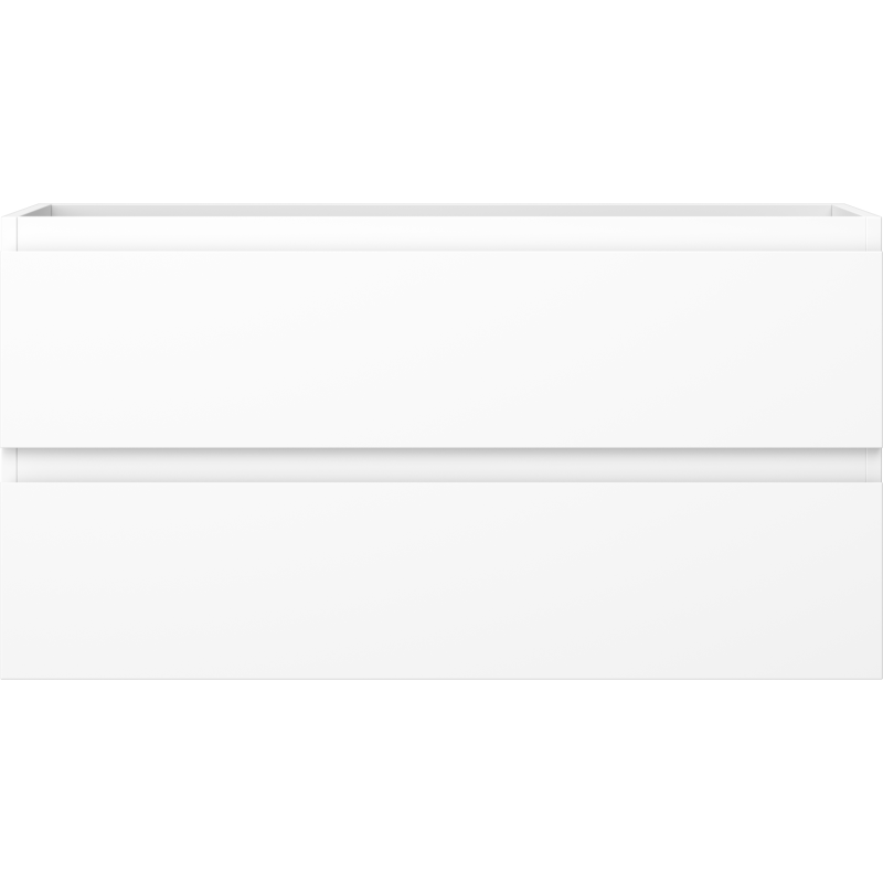 Mexen Orio vonios spintelė po praustuvu 90 cm, 2 stalčiai, balti matiniai - 91A10-09047-2-BFF01