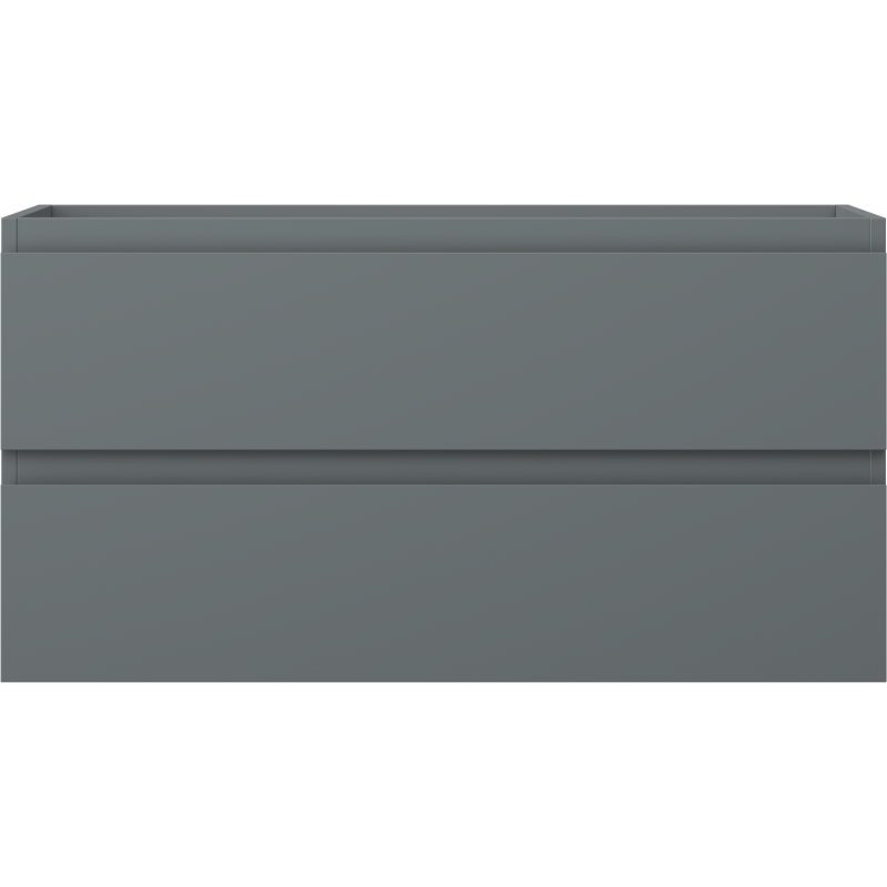 Mexen Orio vonios spintelė po kriaukle 90 cm, 2 stalčiai, matinė grafito spalva - 91A10-09047-2-BFF66