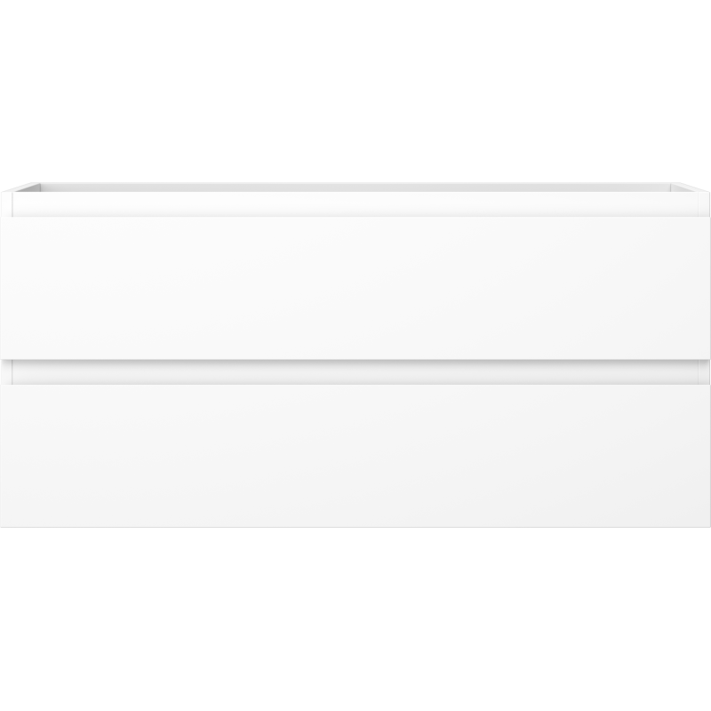 Mexen Orio vonios kambario spintelė po praustuvu 100 cm, 2 stalčiai, balta matinė - 91A10-10047-2-BFF01