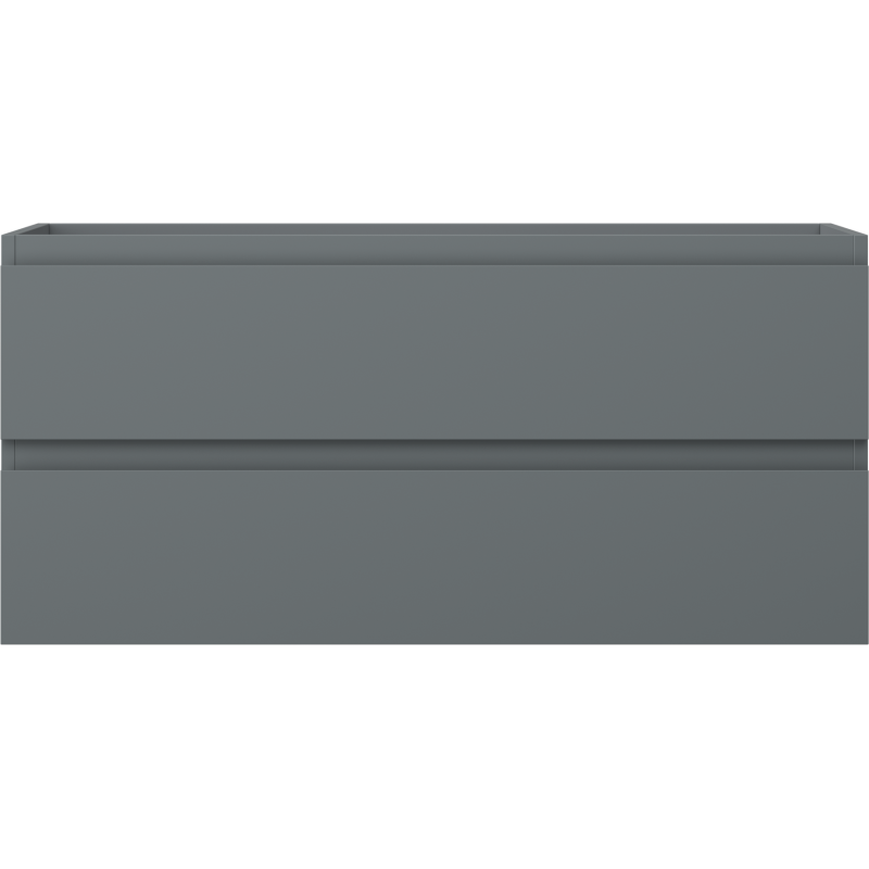 Mexen Orio vonios kambario spintele po praustuvu 100 cm, 2 stalciai, grafito matas - 91A10-10047-2-BFF66