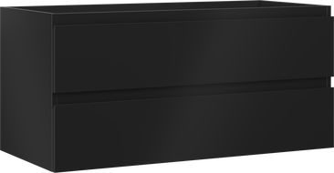 Mexen Orio vonios spintele po kriaukle 100 cm, 2 stalčiai, juoda matinė - 91A10-10047-2-BFF71