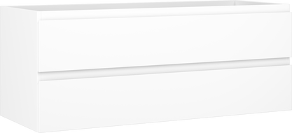 Mexen Orio vonios spintelė po kriaukle 120 cm, 2 stalčiai, balta matinė - 91A10-12047-2-BFF01