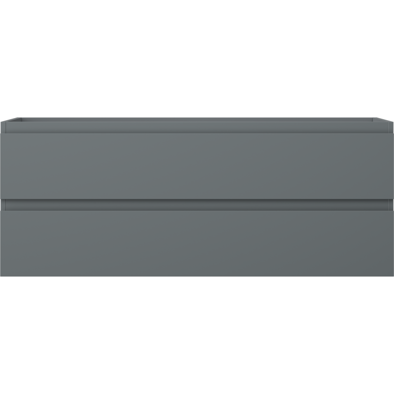 Mexen Orio vonios kambario spintelė po praustuvu 120 cm, 2 stalčiai, matinė grafito - 91A10-12047-2-BFF66