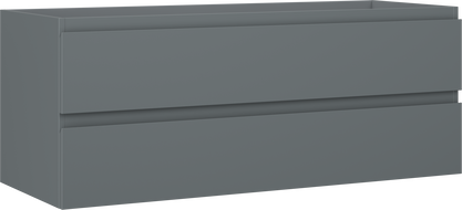 Mexen Orio vonios kambario spintelė po praustuvu 120 cm, 2 stalčiai, matinė grafito - 91A10-12047-2-BFF66