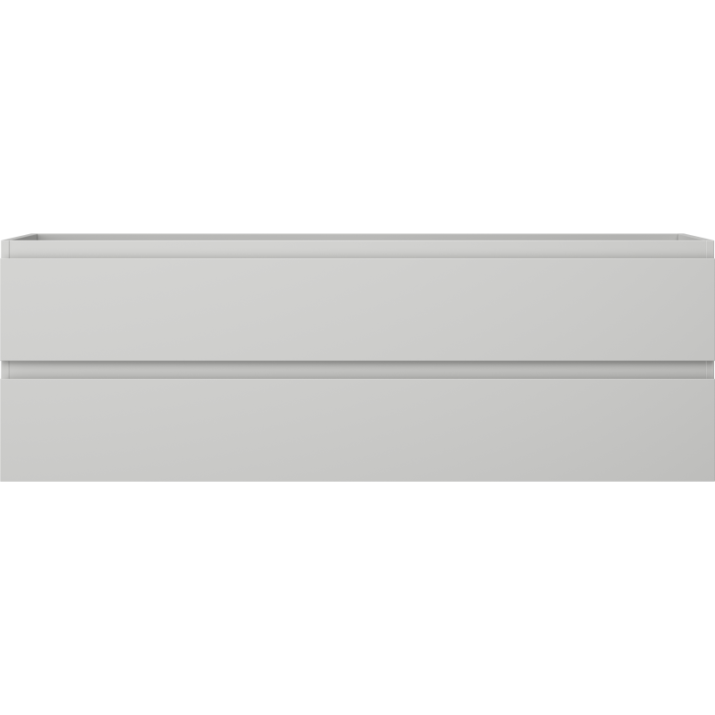 Mexen Orio vonios spintele po praustuvu 140 cm, 2 stalčiai, pilka mat - 91A10-14047-2-BFF62