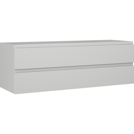 Mexen Orio vonios spintele po praustuvu 140 cm, 2 stalčiai, pilka mat - 91A10-14047-2-BFF62