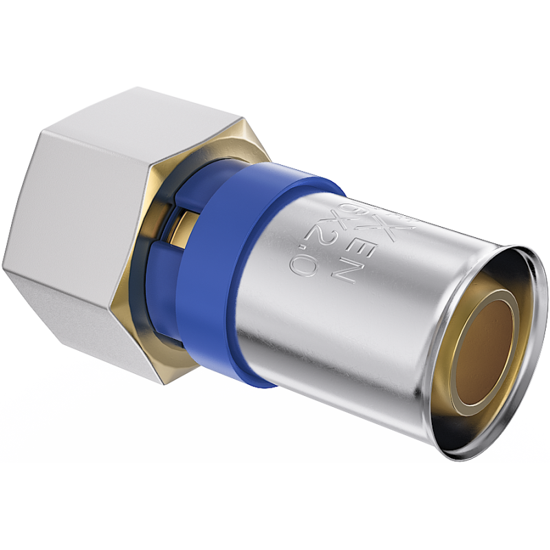 Mexen PEX-P spaudimo jungtis, presuojama PEX redukcija 20 x 1/2 GW - W97122-2012F-00