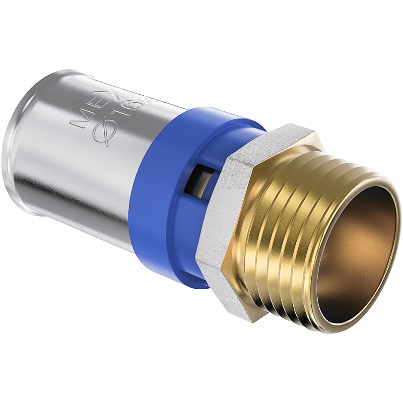 Mexen PEX-P suspaudimo jungtis, presuojama PEX redukcija 20 x 1/2 GZ - W97123-2012M-00