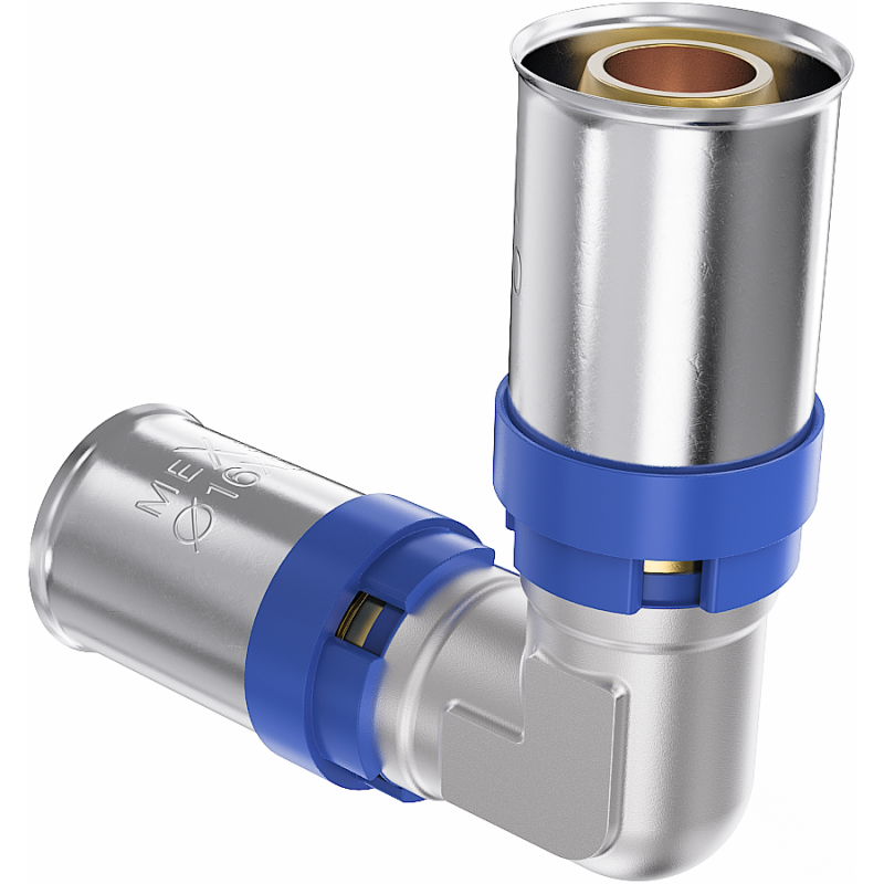 Mexen PEX-P suspaudžiamas, presuojamas alkūninis sujungimas PEX 20 x 20 - W97124-2020-00
