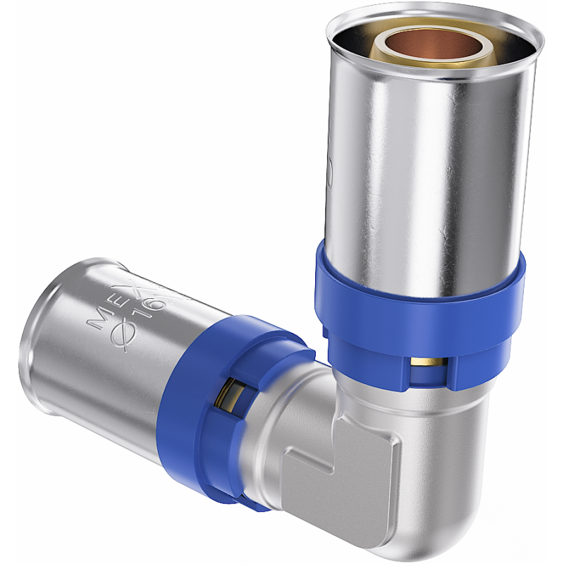 Mexen PEX-P suspaudžiamas alkūnė, presuojamos PEX 32 x 32 - W97124-3232-00