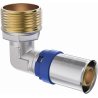 Mexen PEX-P presuojamas alkūnas, presuojamos PEX 16 x 1/2 GZ - W97127-1612M-00