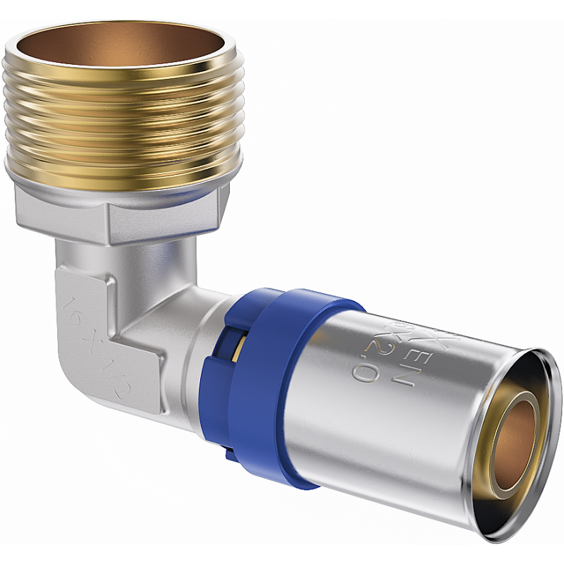 Mexen PEX-P presuojamas alkūnės sujungimas PEX 20 x 3/4 GZ - W97127-2034M-00