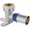 Mexen PEX-P suspaudžiamas alkūnė sieninis su laikikliu, presuojamas PEX 16 x 1/2 GW - W97128-1612F-00