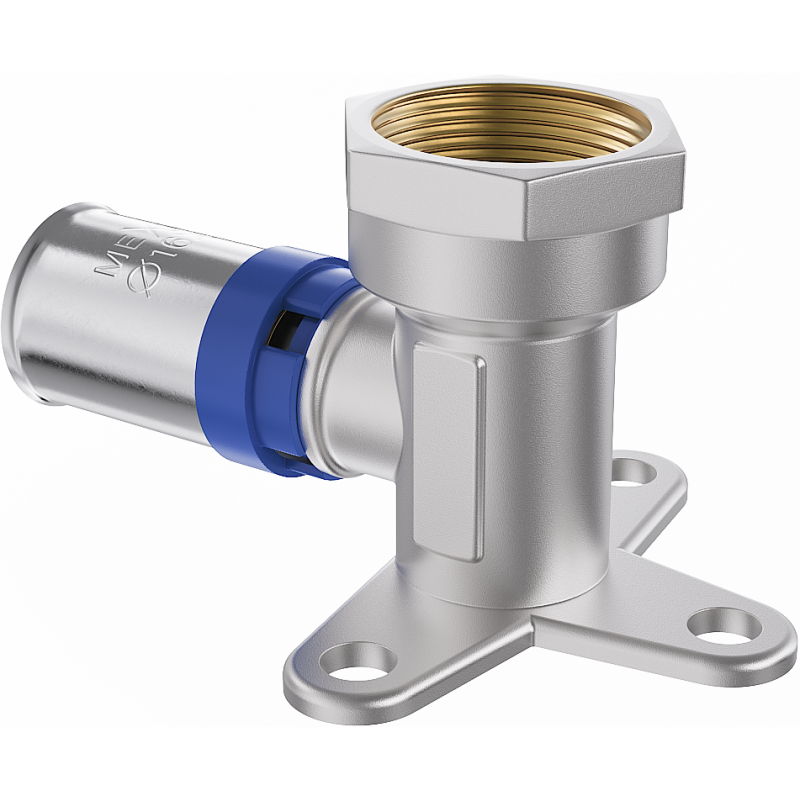 Mexen PEX-P spaudiminis sieninis alkūninis su lape, prispaudžiamas PEX 20 x 1/2 GW - W97128-2012F-00