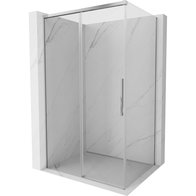 Mexen Rox stumdamasis dušo kabinas 105 x 75 cm, skaidrus, chromas - 8C2-105-075-01-00