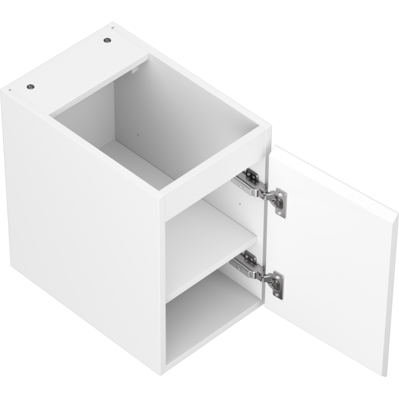 Mexen Orio vonios spintelė po praustuvu 30 cm, 1 durys, balta matinė - 91A11-03047-1-BF01