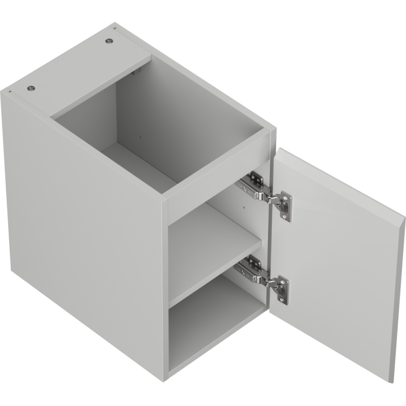 Mexen Orio vonios spintelė po praustuvu 30 cm, 1 durys, pilka mat - 91A11-03047-1-BF62