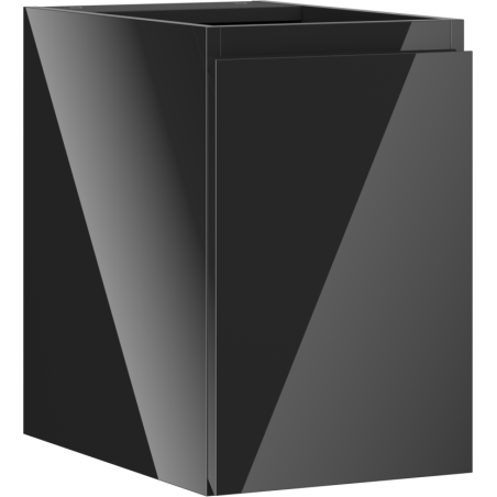 Mexen Orio vonios spintelė po kriaukle 30 cm, 1 durys, juoda blizgi - 91A11-03047-1-BF70