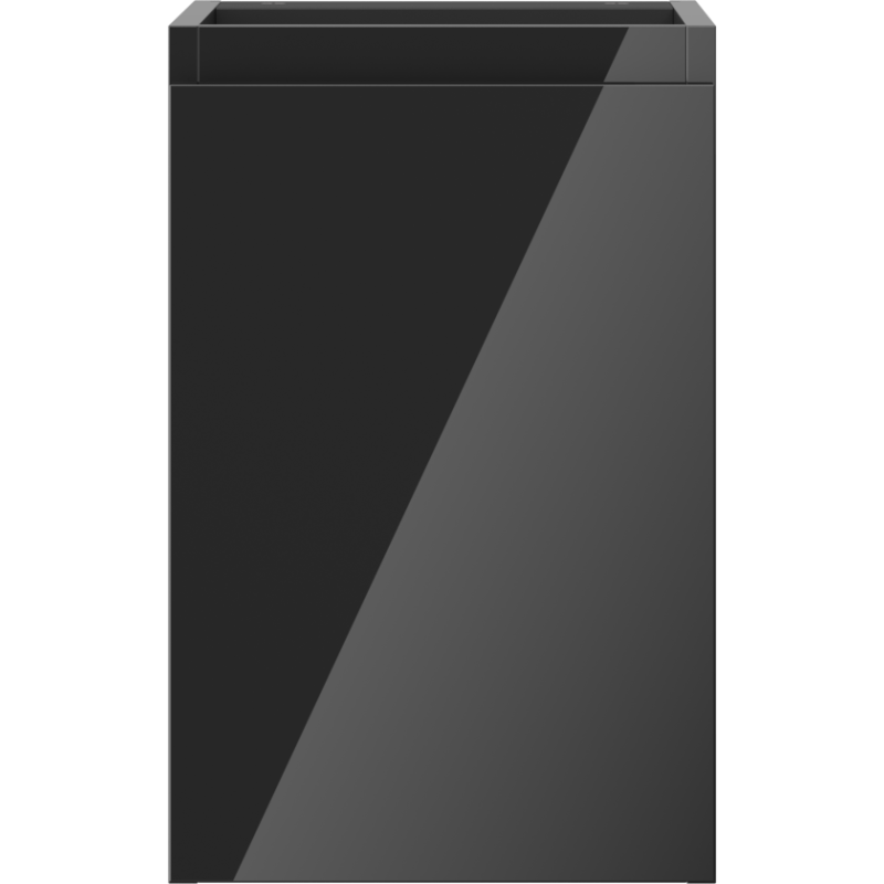 Mexen Orio vonios spintelė po kriaukle 30 cm, 1 durys, juoda blizgi - 91A11-03047-1-BF70