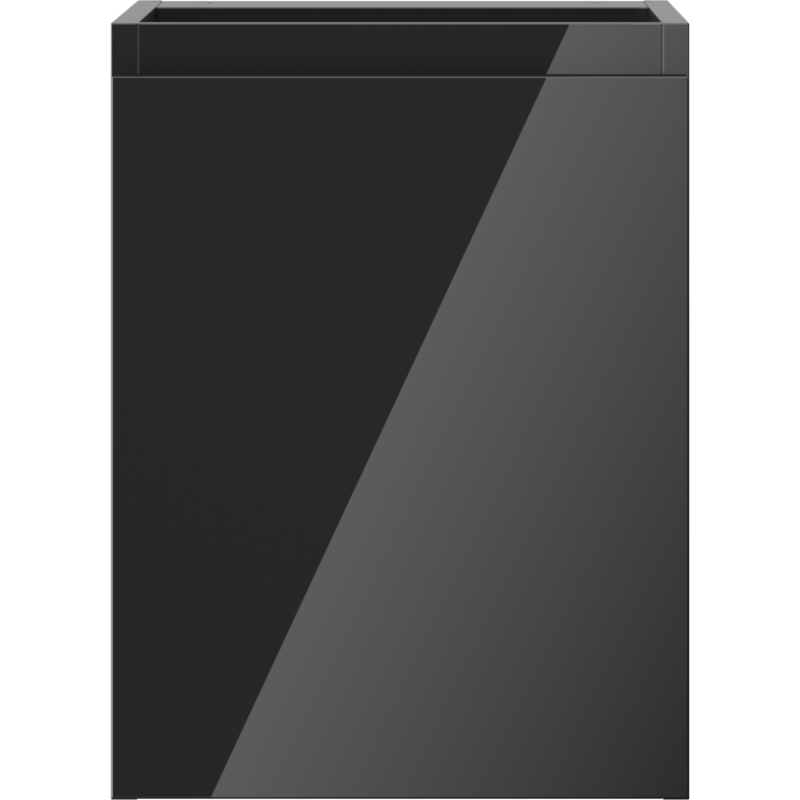 Mexen Orio vonios spintelė po kriaukle 35 cm, 1 durys, juodas blizgesys - 91A11-03547-1-BF70