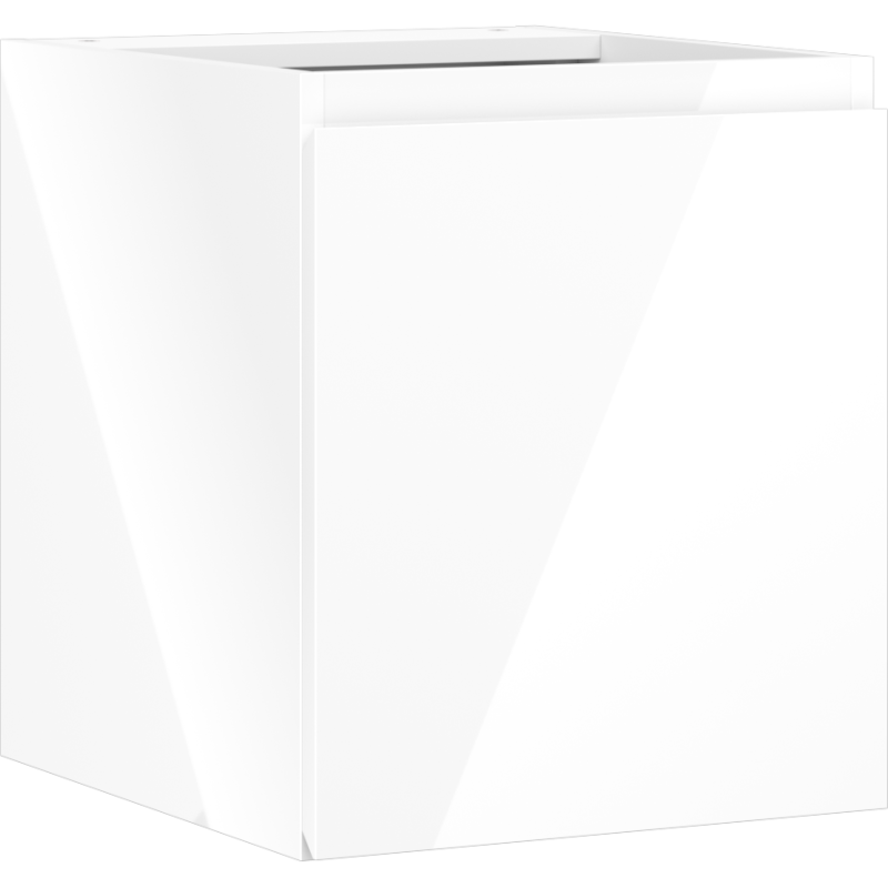 Mexen Orio vonios kambario spintelė 40 cm, 1 durys, blizganti balta - 91A11-04047-1-BF00