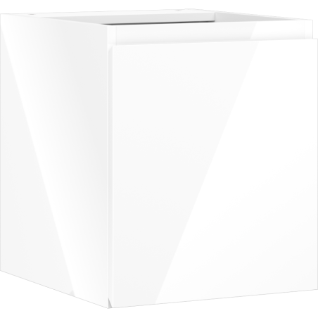 Mexen Orio vonios kambario spintelė 40 cm, 1 durys, blizganti balta - 91A11-04047-1-BF00