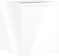 Mexen Orio vonios kambario spintelė 40 cm, 1 durys, blizganti balta - 91A11-04047-1-BF00