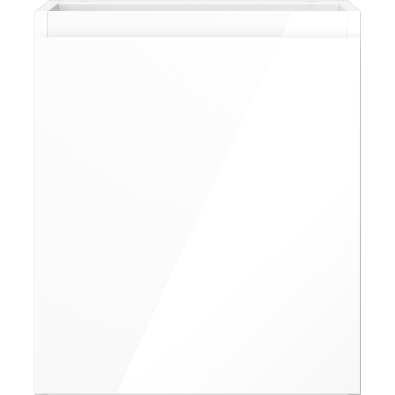 Mexen Orio vonios kambario spintelė 40 cm, 1 durys, blizganti balta - 91A11-04047-1-BF00